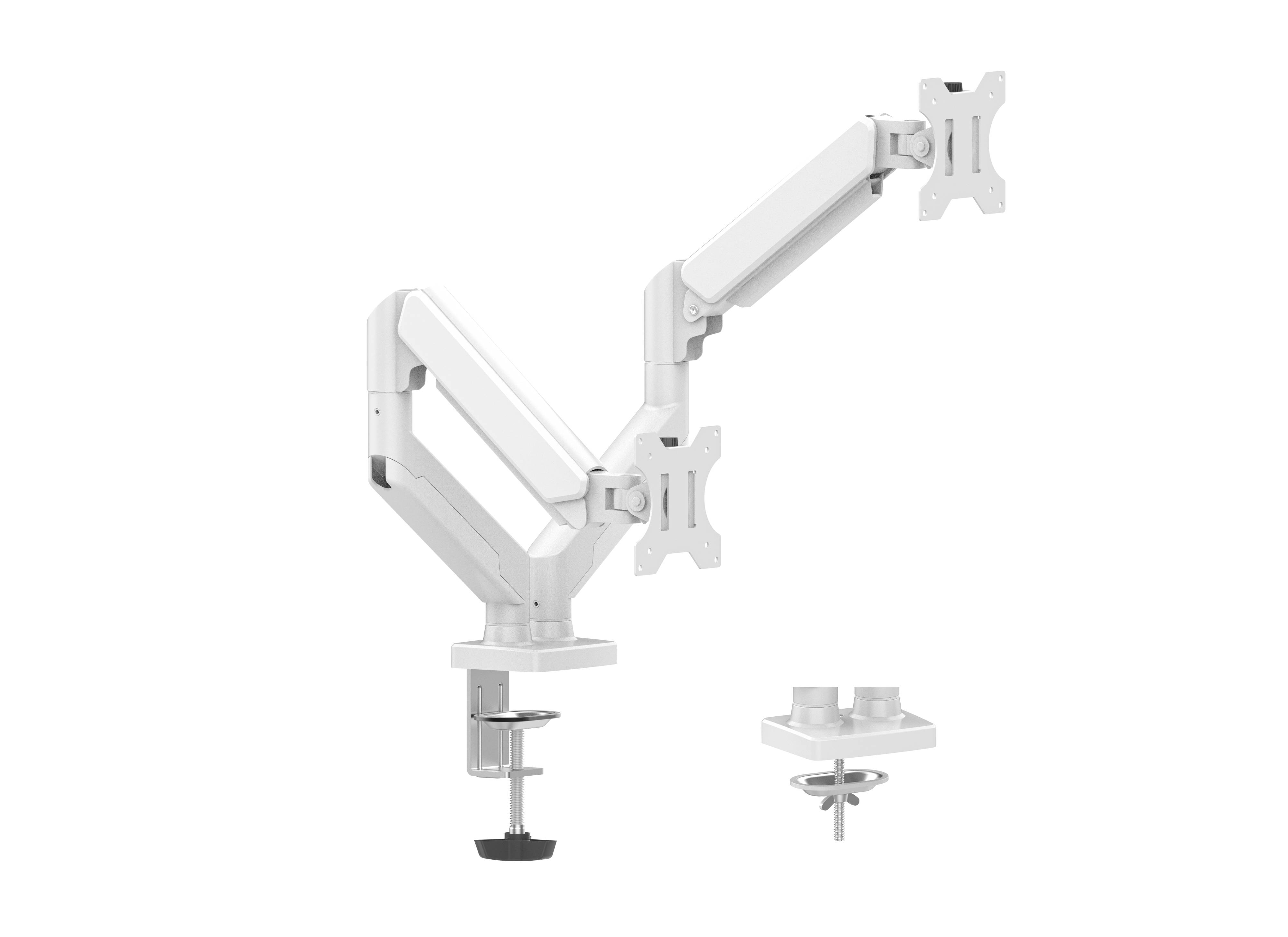 Brazo Articulador Para Dos Monitores Naceb (NAa-0215) - Brazo Articulador Para Dos Monitores Na-0215 Blanco Dsa2102 Brazo Articulador Para Dos Monitores Naceb (NAa-0215) - Brazo Articulador Para Dos Monitores Na-0215 Blanco Dsa2102